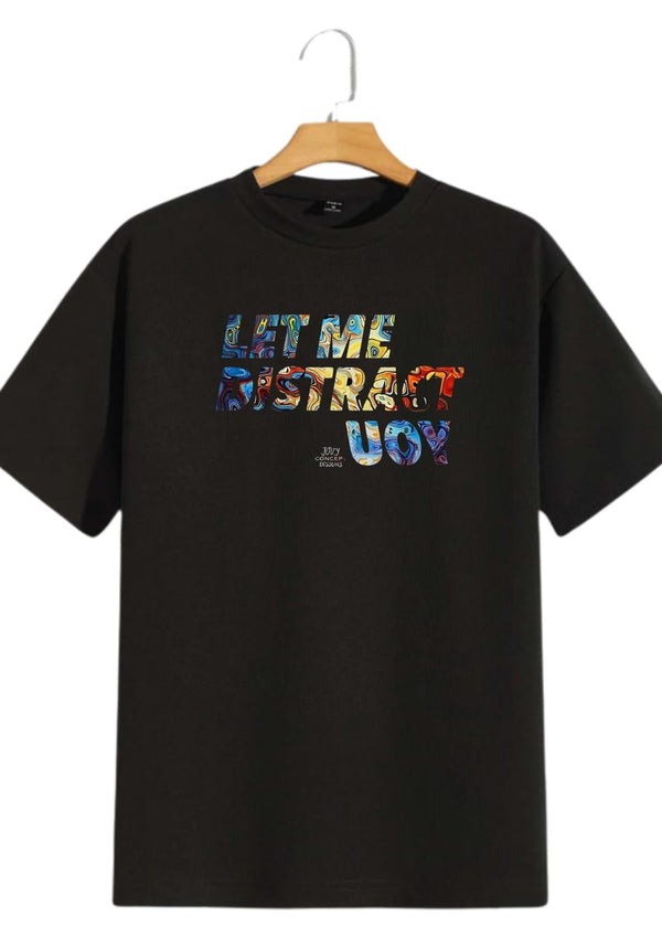 Printed Down Shoulder T-Shirt by ShirTeez